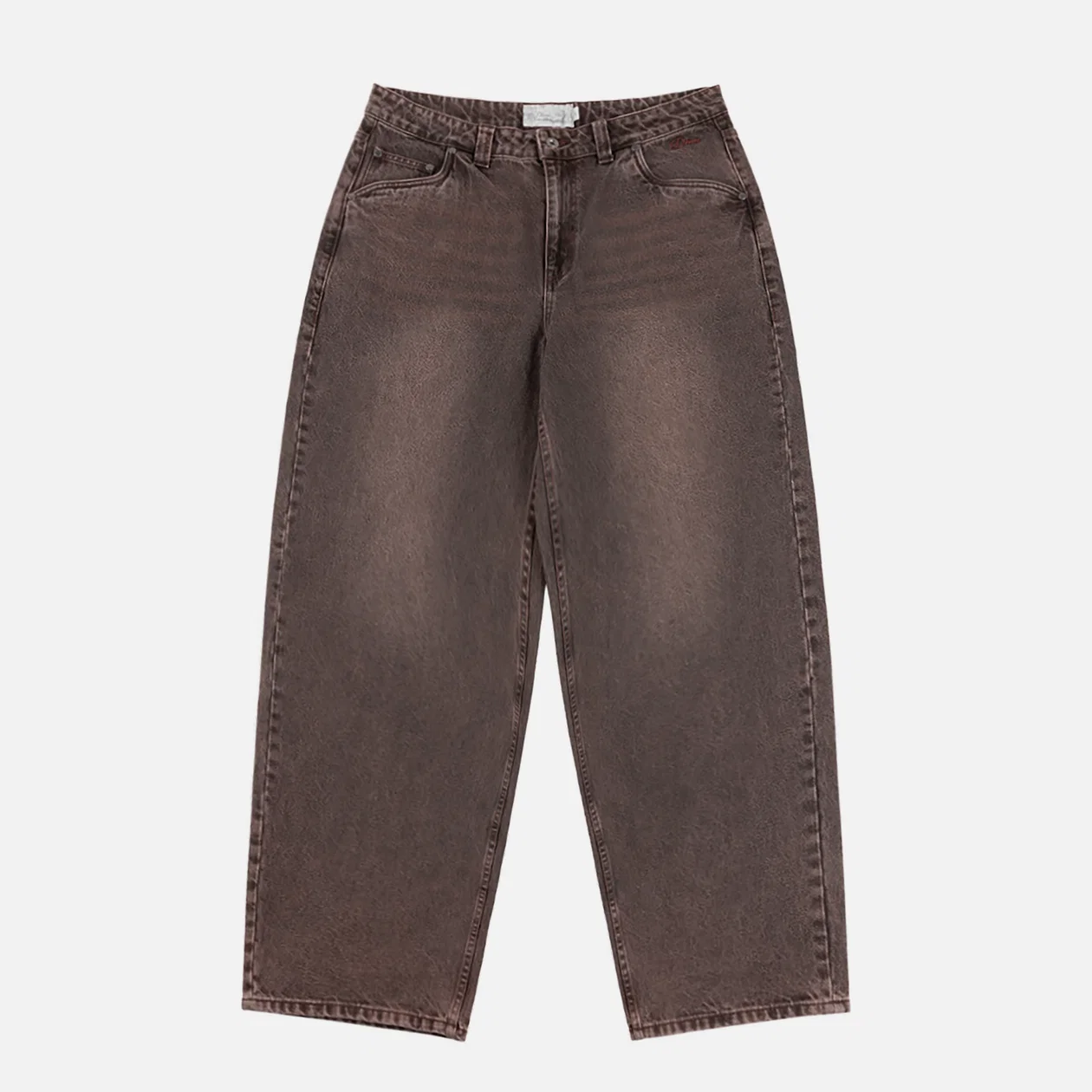 Baggy Denim (Sandblasted Dark Brown)