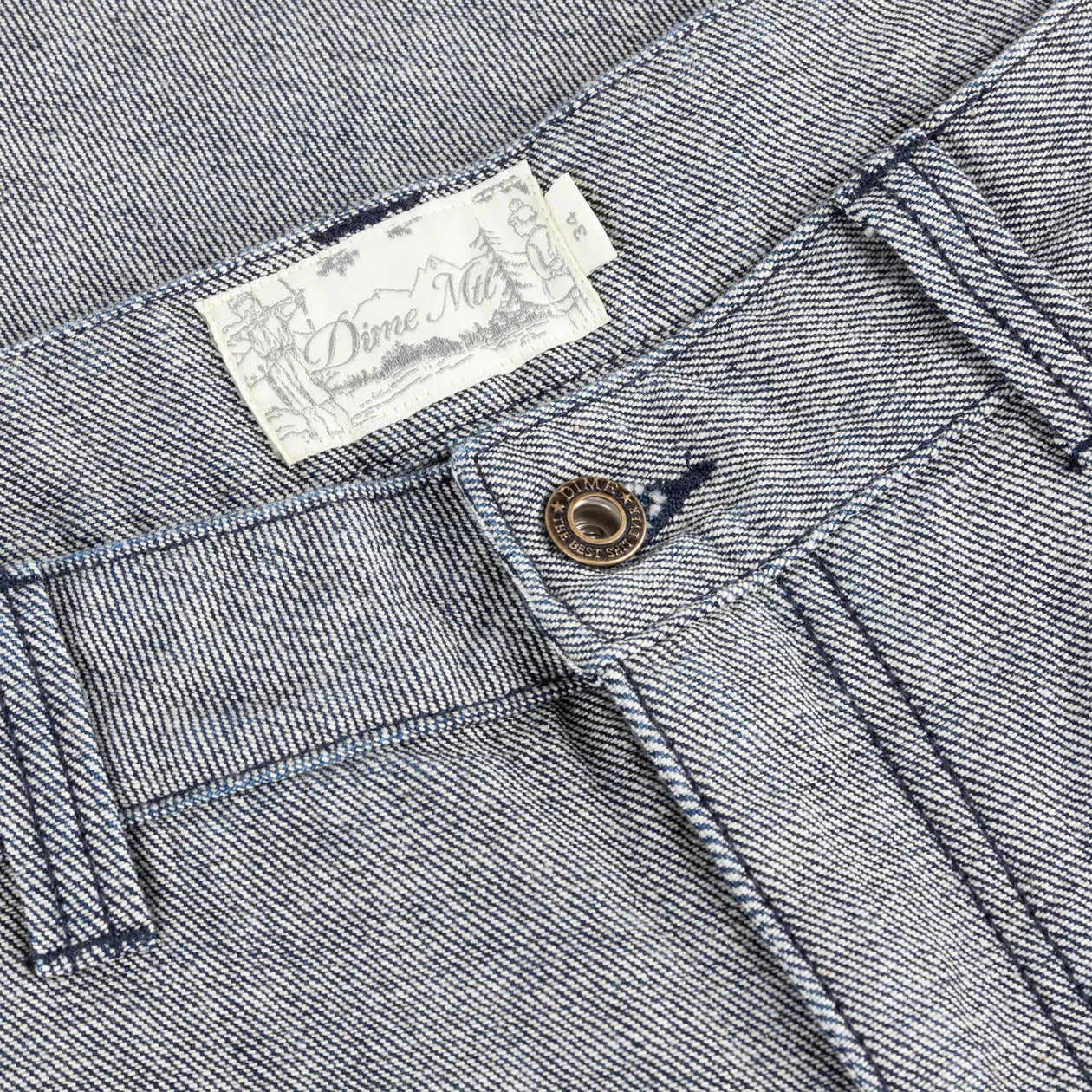 Baggy Denim Pants (Reversed Indigo)