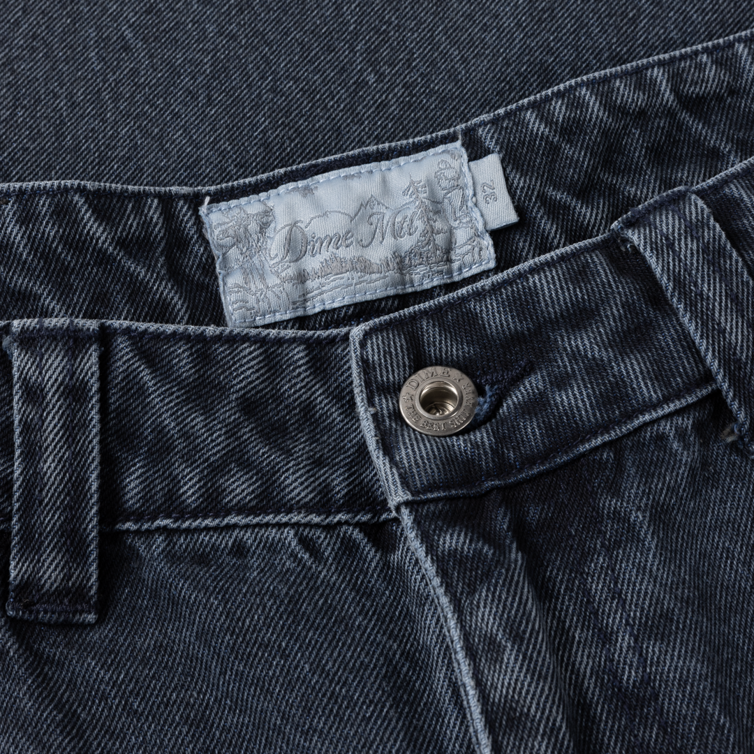 Jean large (bleu surteint)