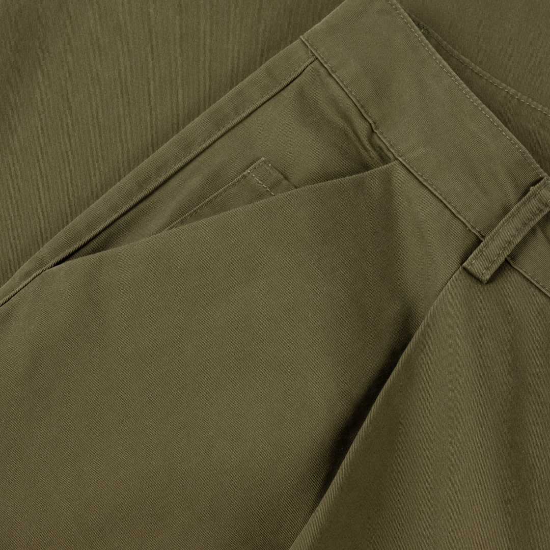 Chino ample (vert forêt)