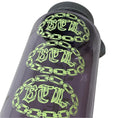 Load image into Gallery viewer, Blue Tile Lounge Nalgene 32oz Wide Mouth Sustain - Aubergine/Platinum/Key Lime graphic detail view
