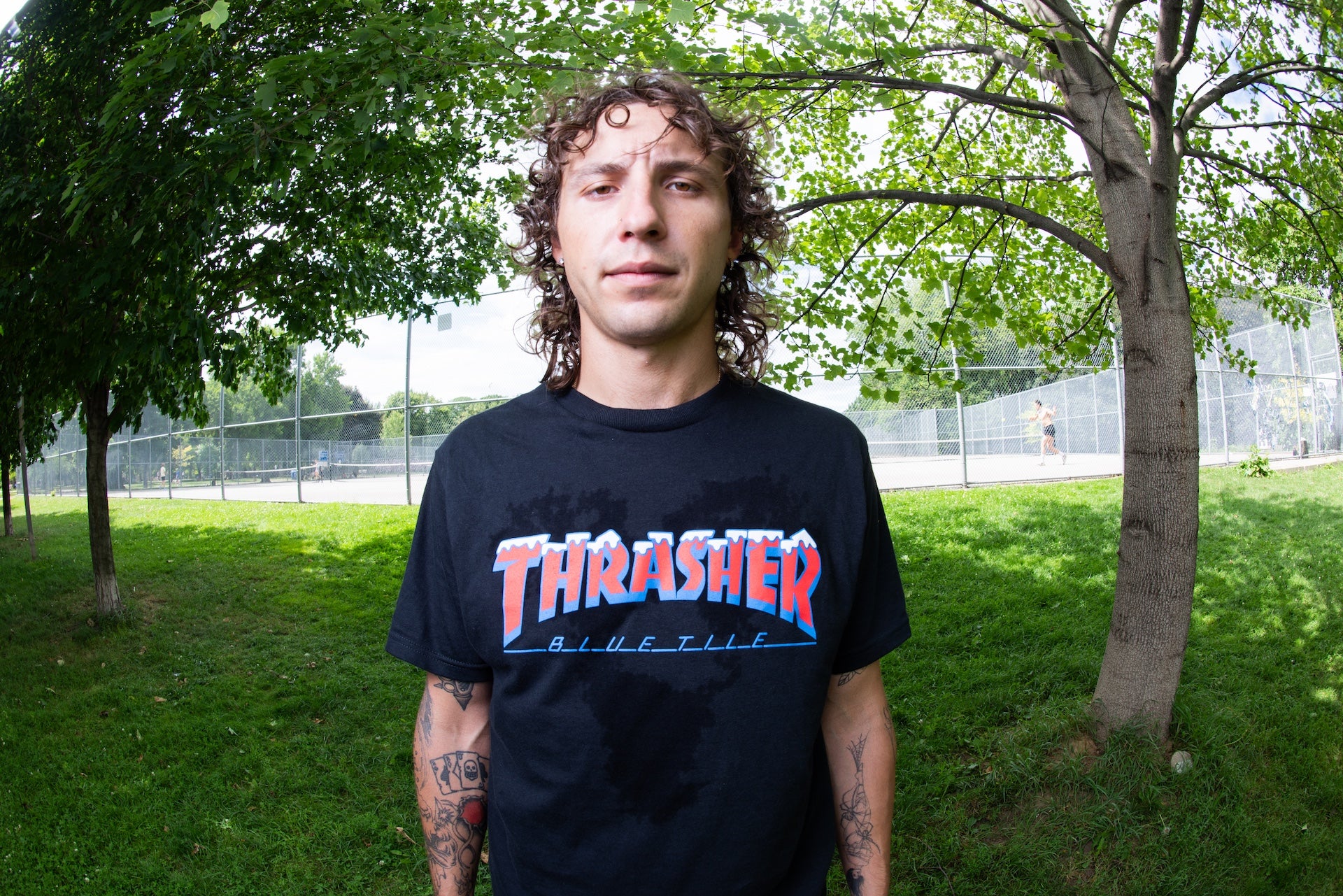 Thrasher X BTL Ice Code Tee (Black)
