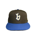 Load image into Gallery viewer, B 97 Logo Fitted New Era Hat (Black/Royal)
