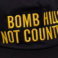 Load image into Gallery viewer, Bomb Hills Hat - 5 Panel Polo Snapback (Black)
