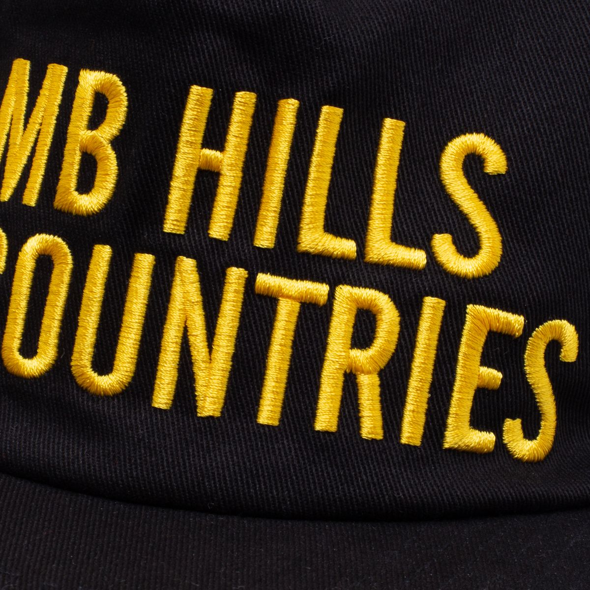 Bomb Hills Hat - 5 Panel Polo Snapback (Black)