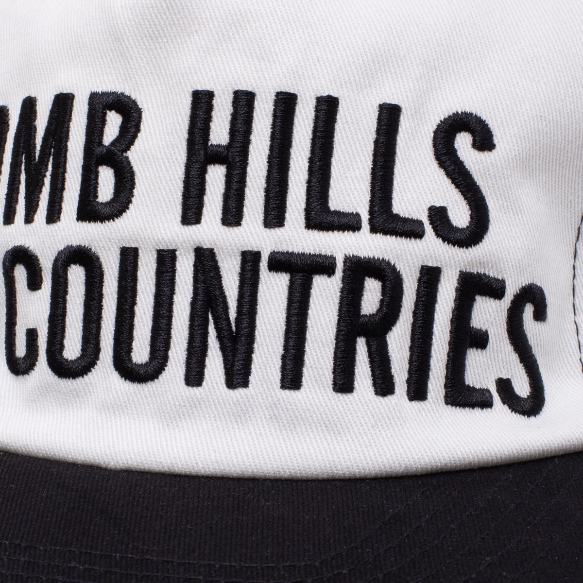 Bomb Hills Hat - 5 Panel Polo Snapback (White)