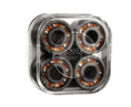 Charger l'image dans la visionneuse de la galerie, Bronson Raw Bearings front view of clear packaging with bearings 
