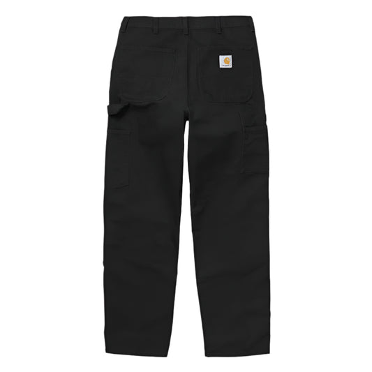 Carhartt WIP Pant Double Knee Black Rinsed back view