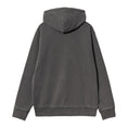 Load image into Gallery viewer, Carhartt WIP Zip Up Hoodie Duster Black Garment Dyed back view
