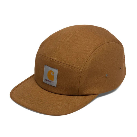 Carhartt WIP 5 Panel Hat Backley Hamilton Brown front view