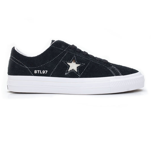 Converse Cons X BTL One Star Pro Black / Egret / Pasture side view