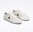 Load image into Gallery viewer, Converse Cons One Star Pro Ox Egret/White/Black pair view
