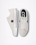 Load image into Gallery viewer, Converse Cons One Star Pro Ox Egret/White/Black top down view
