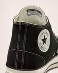 Load image into Gallery viewer, Converse CTAS Pro Mid Black/Black/Egret back heel view
