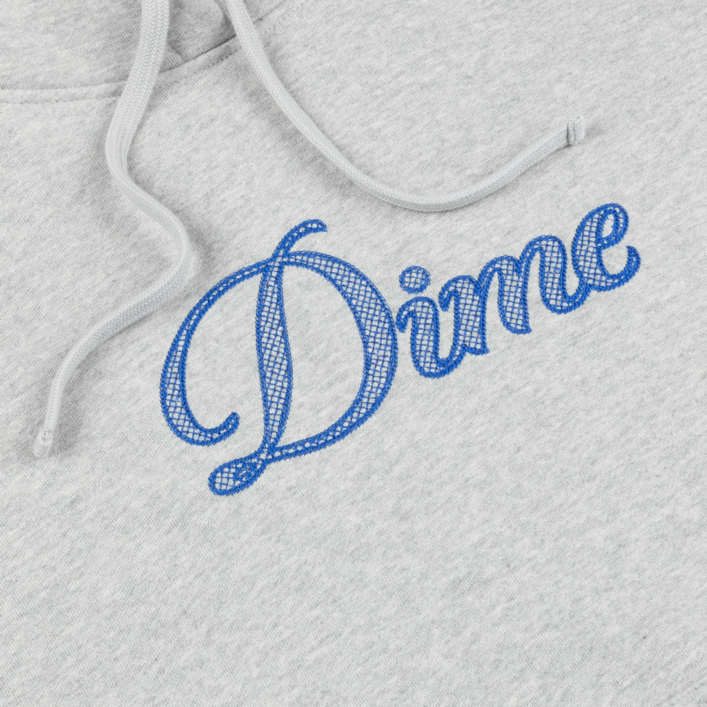 Cursive Logo Hoodie (Heather Gray)
