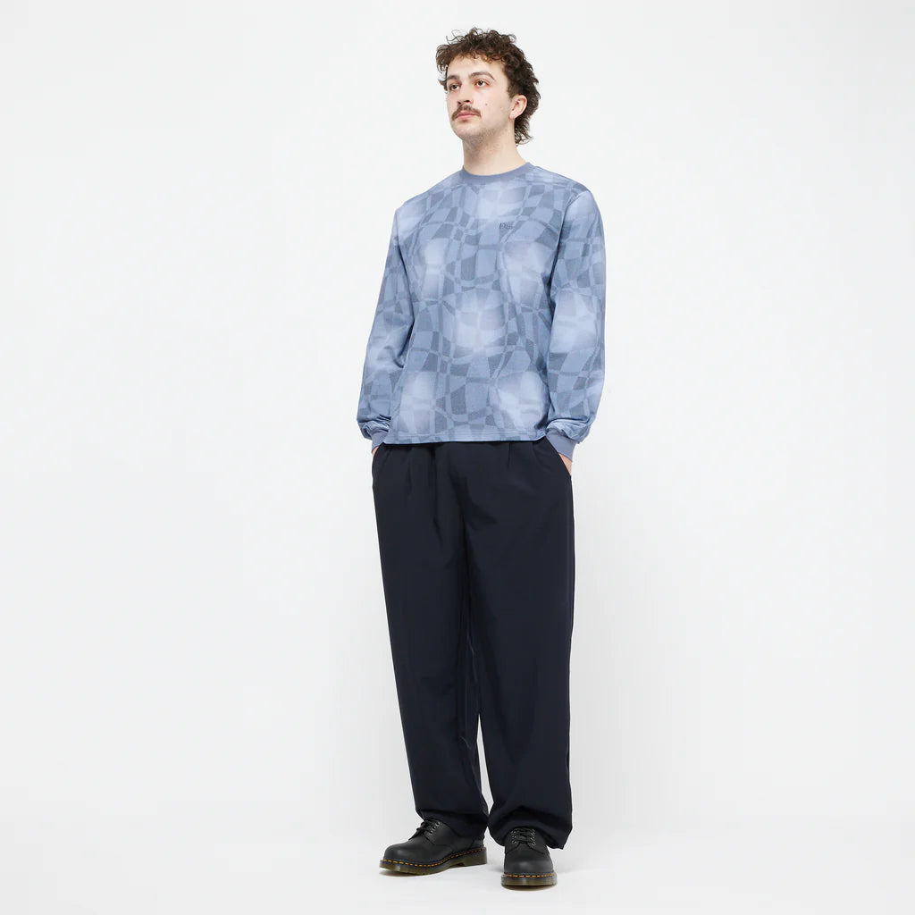Abstract LS Shirt (Static Blue)