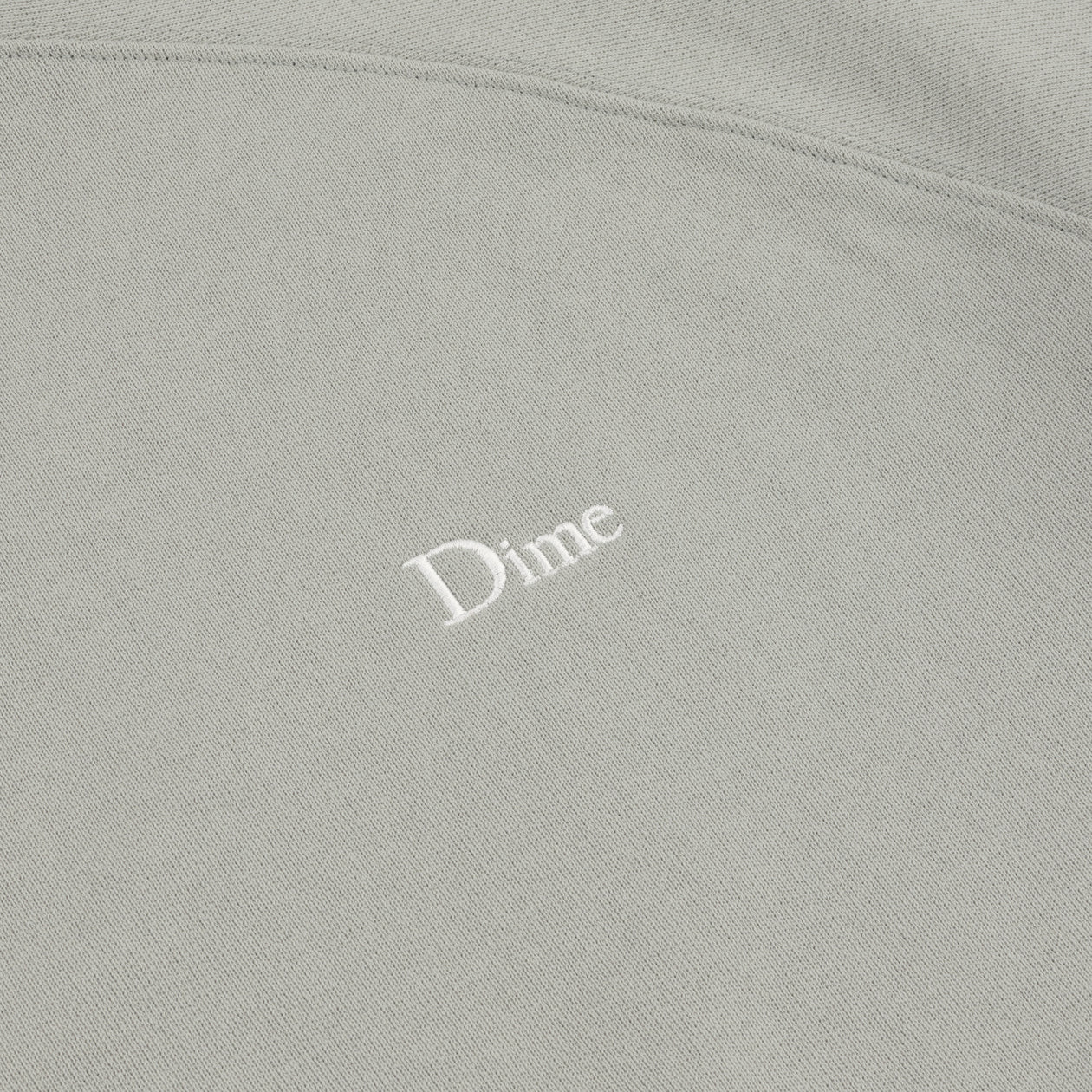 Classic Small Logo Zip Hoodie (Iron)