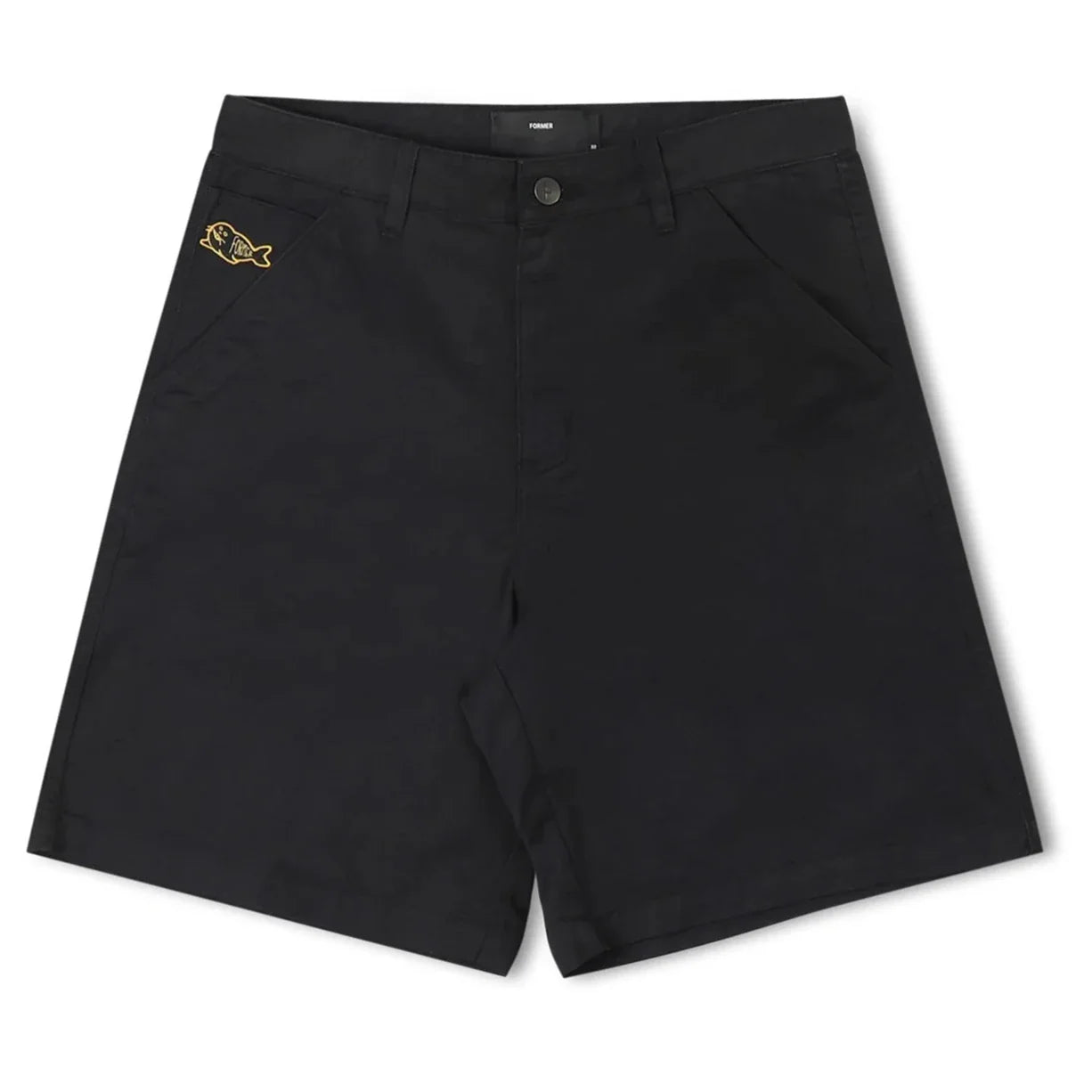 Former Shorts Reynolds 21 Walkshort Black front view