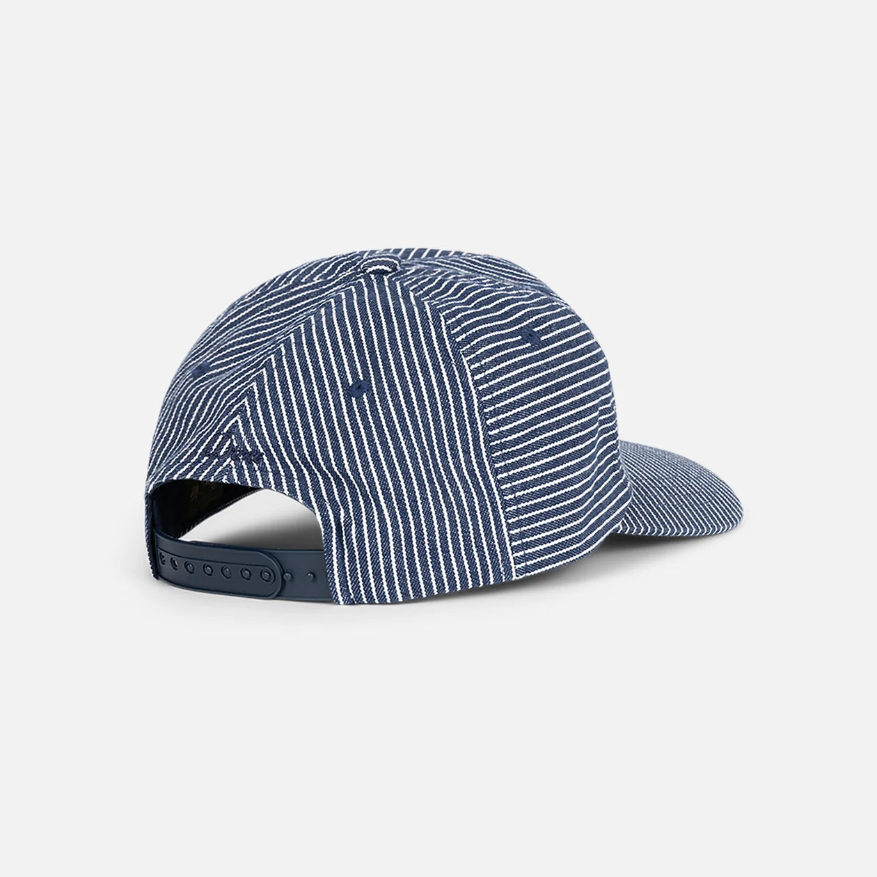 Striped Workers Cap (Navy)