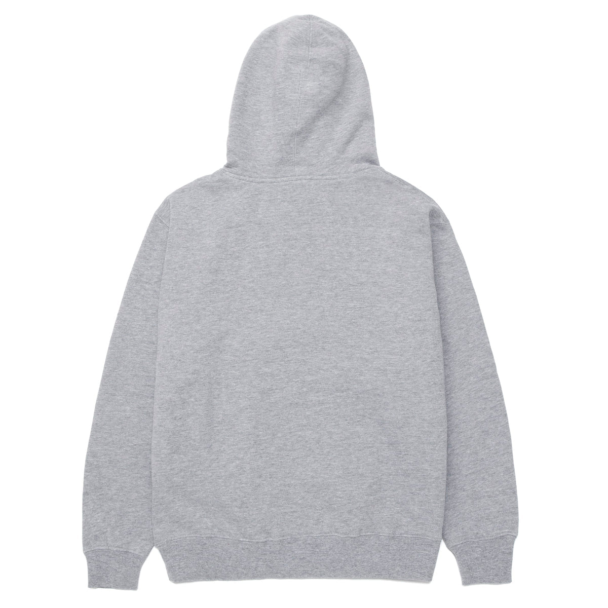 Huf Women's Hoodie HD Logo Grey Heather view of backside