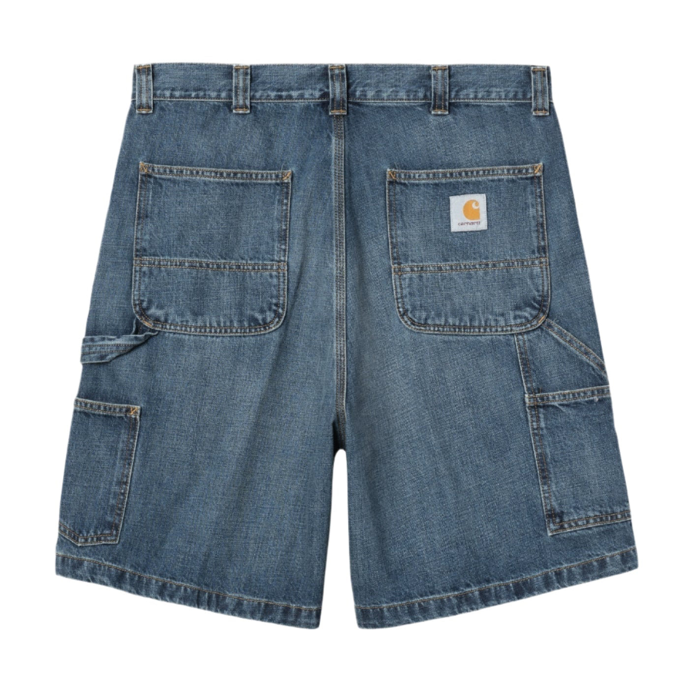 OG Single Knee Shorts (Blue Dark Used Wash)