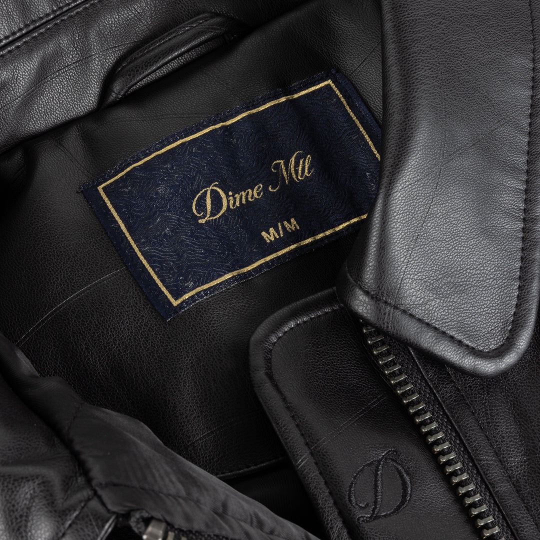 Debossed Wavy Jacket (Black)