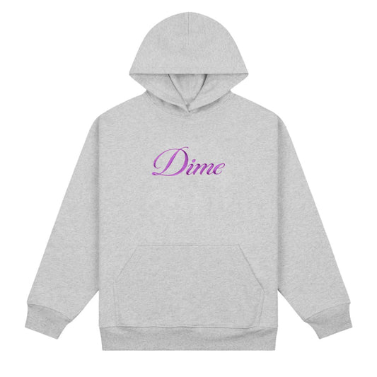 Cursive Hoodie (Heather Gray)
