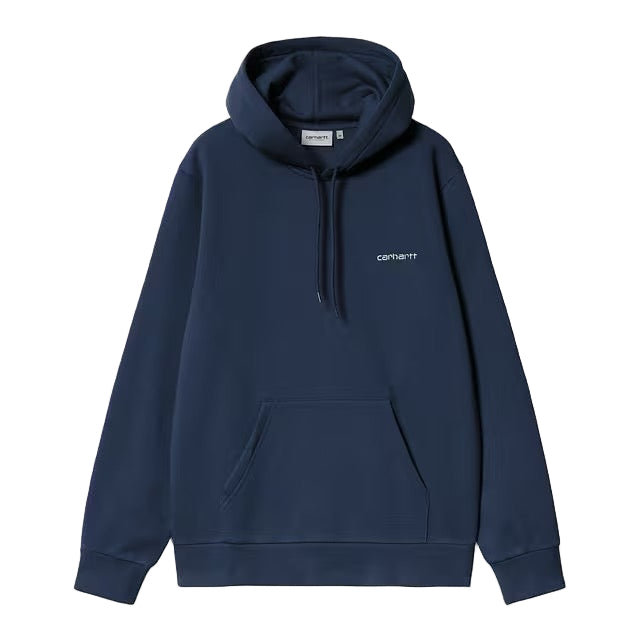 Hooded Script Embroidery Sweater (Jupiter/White)