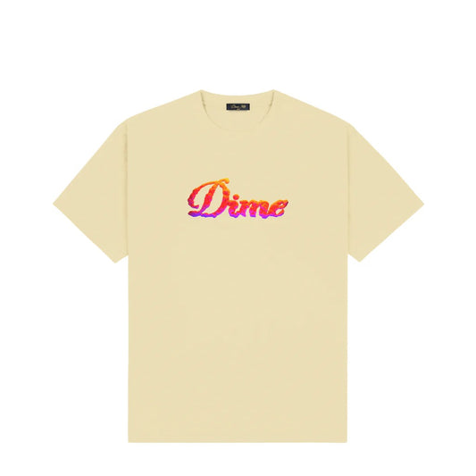 Cursive Small Logo T-Shirt (Cloud Cream)