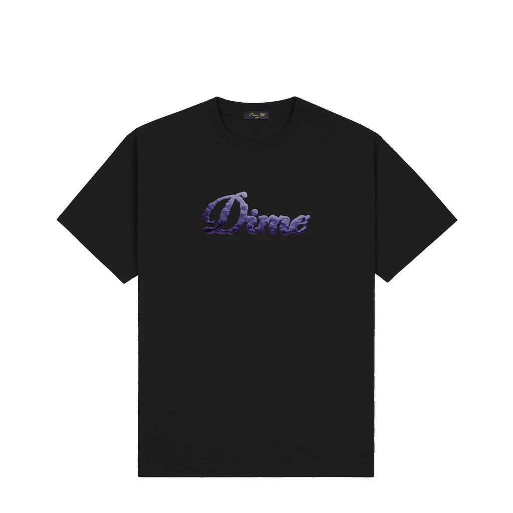 Cursive Small Logo T-Shirt (Black)
