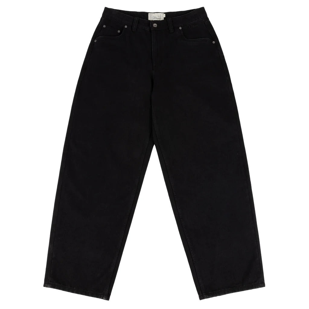 Baggy Denim Pants (Black)