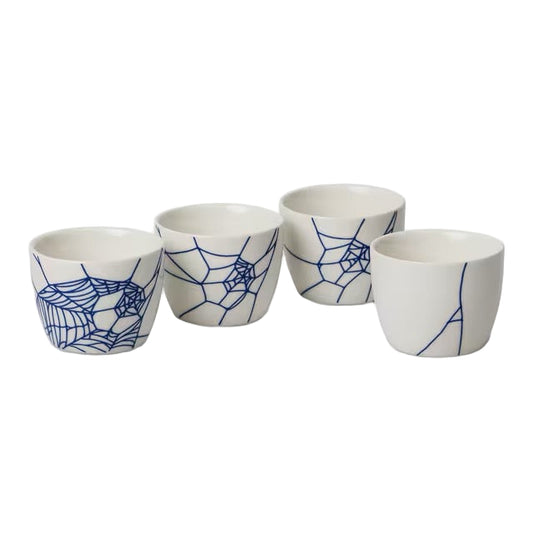 Theory and Practice Soba Cup Set (White/Blue)