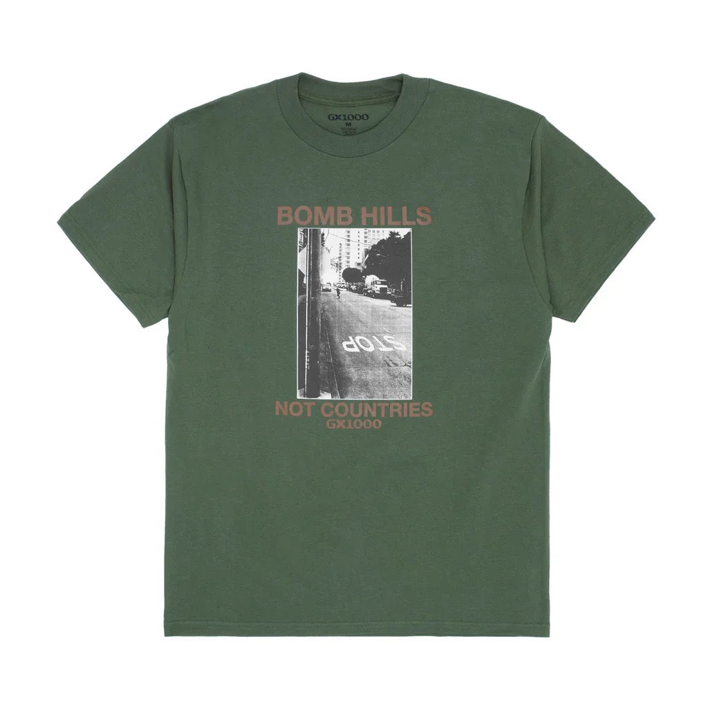 Bomb Hills Not Countries Tee (Desert Green)