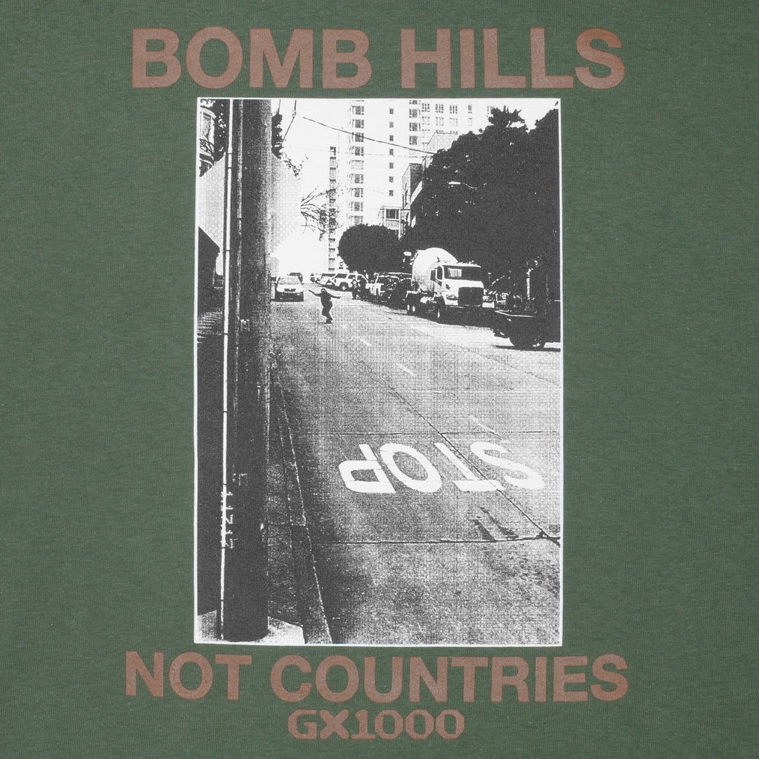 Bomb Hills Not Countries Tee (Desert Green)