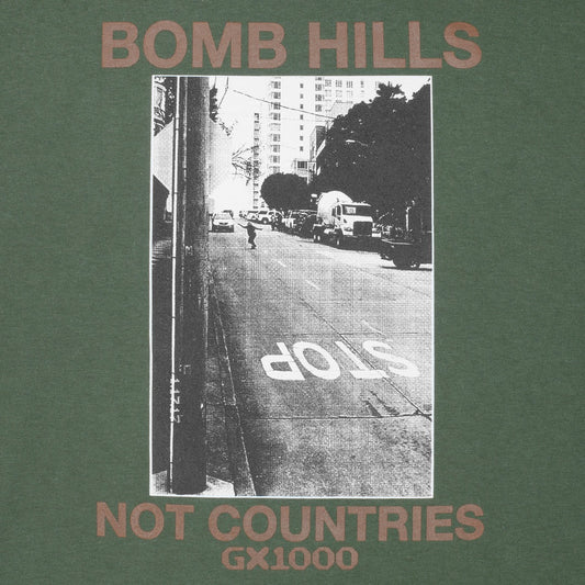Bomb Hills Not Countries Tee (Desert Green)
