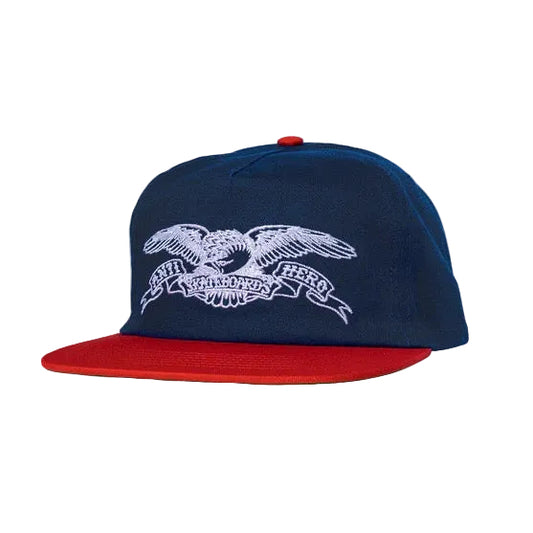 Basic Eagle Snapback (Navy/Red)