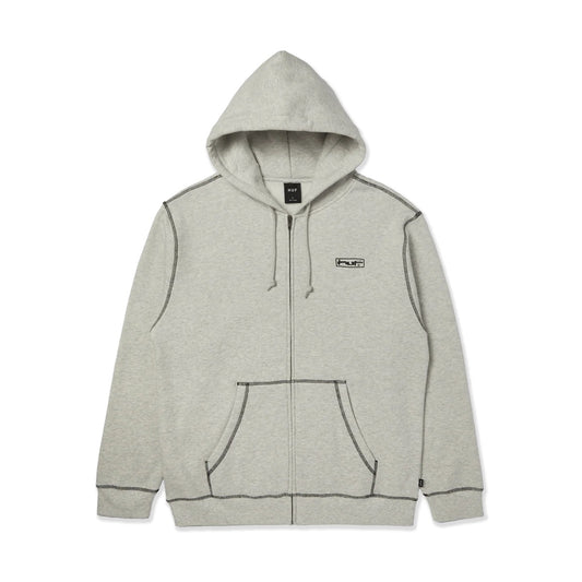 Stretch Full-Zip Hoodie (Ash)