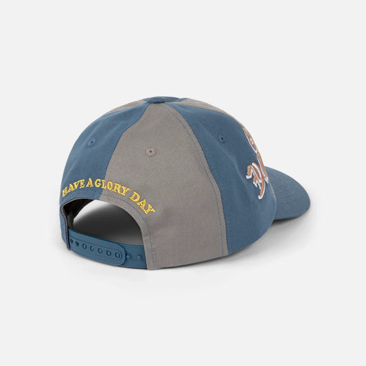 Casquette de travailleur cirée (bleue)