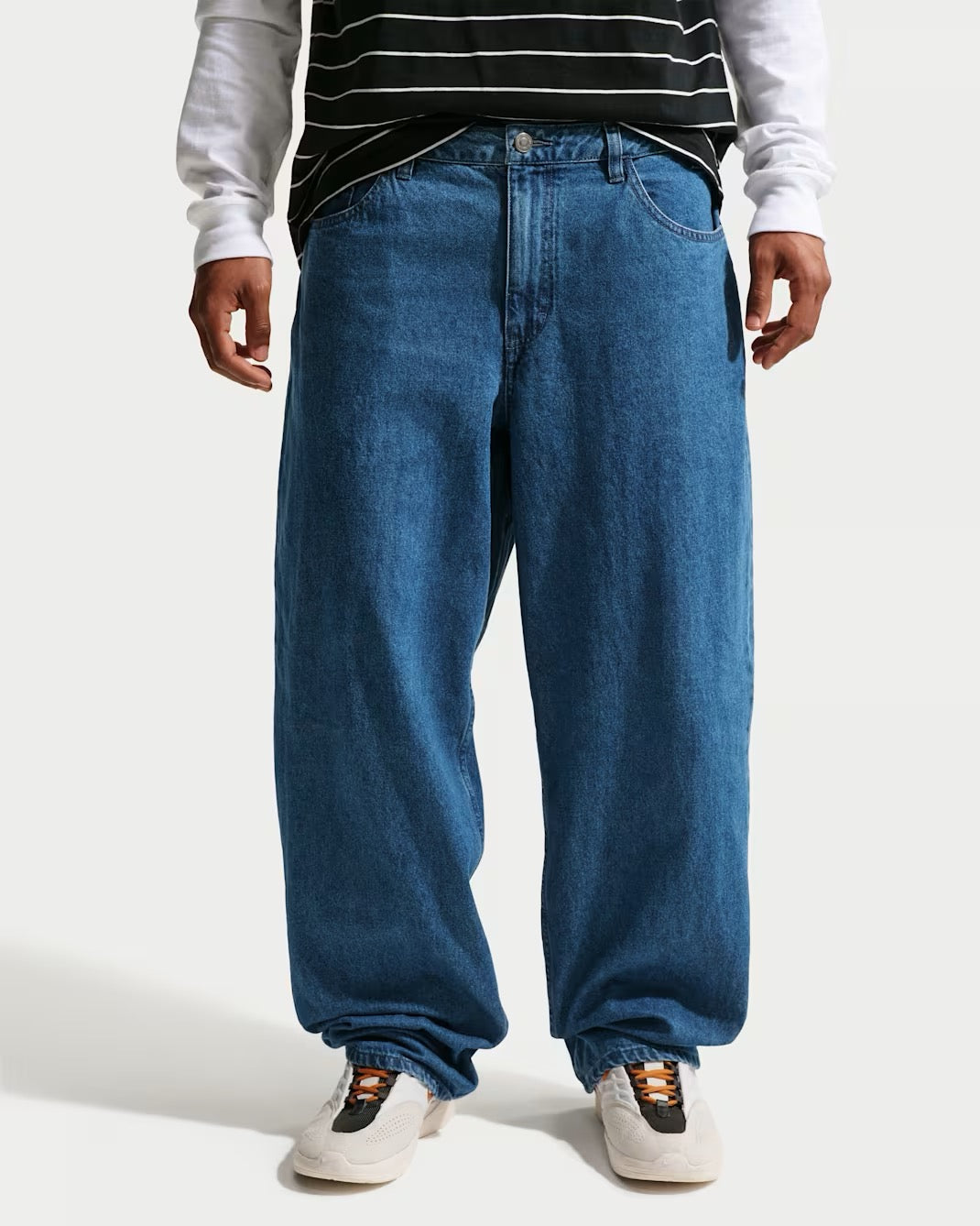 Men's Loose Denim Skate Trousers