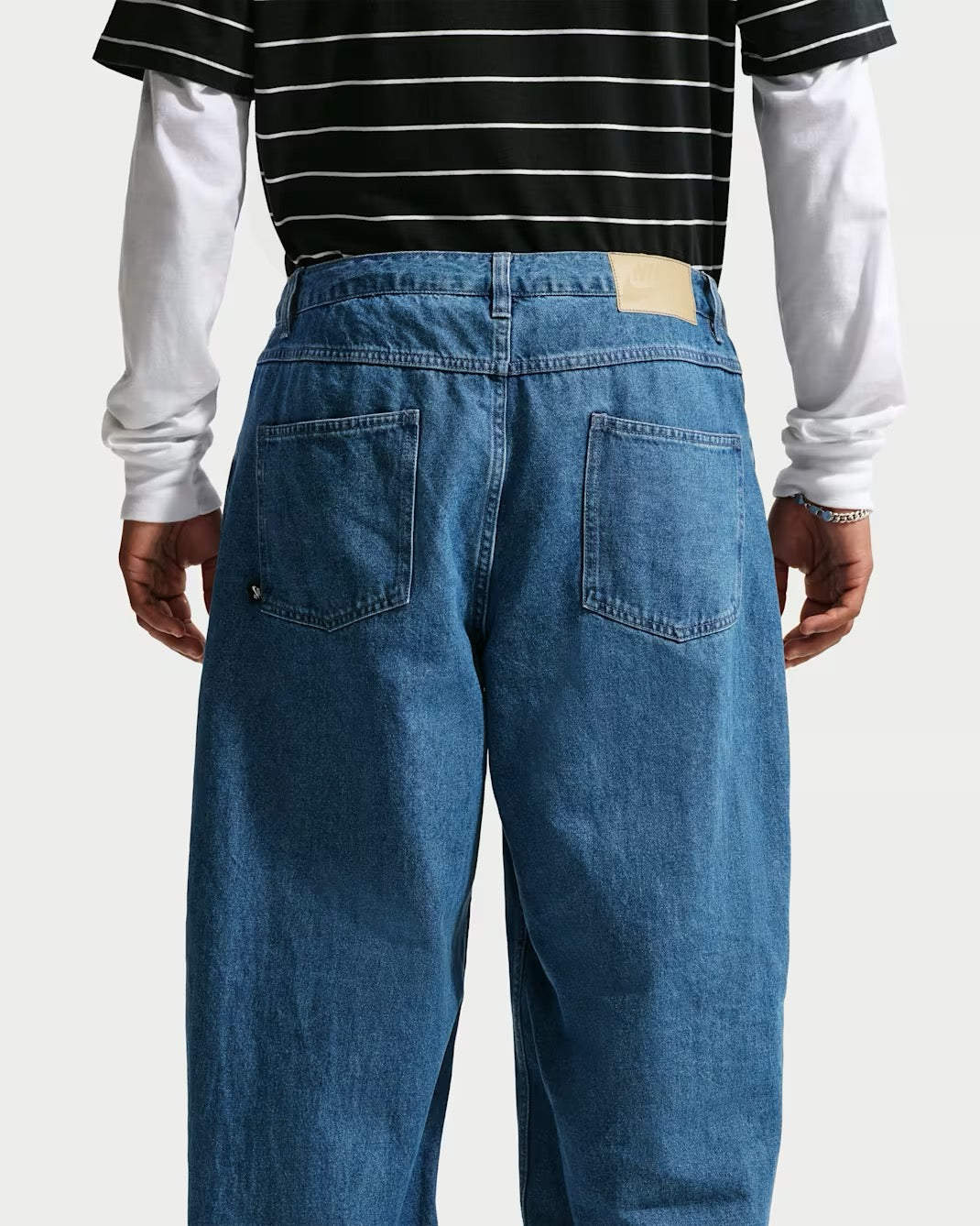 Men's Loose Denim Skate Trousers
