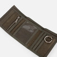 Load image into Gallery viewer, Waxed Canvas Velcro Wallet (Olive)
