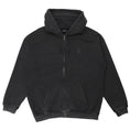 Load image into Gallery viewer, Solid Workers Zip Hood (Washed Black)
