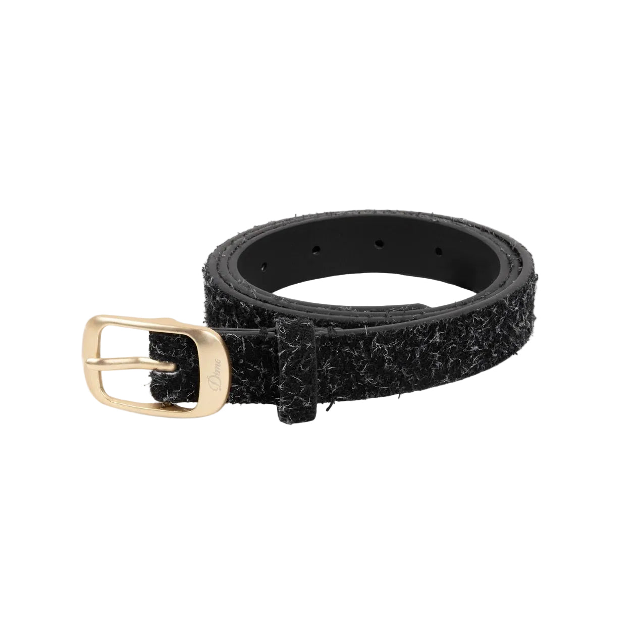Dress Leather Belt (Shaggy Black)