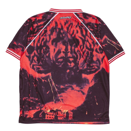 'Driving Through Nebraska With My Mom' Jersey (Red/Black)