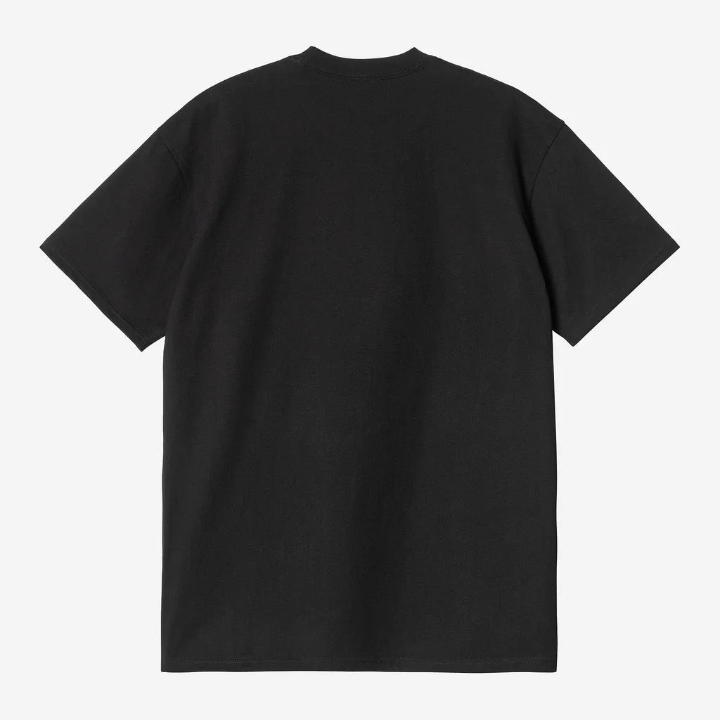 S/S Pocket Heart T-Shirt (Black/Red)
