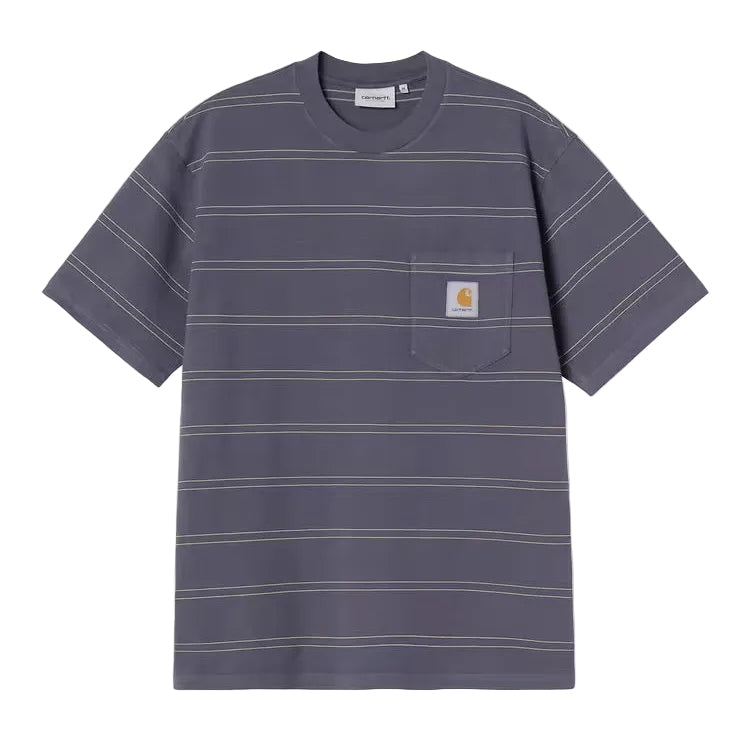 S/S Bert Pocket T-Shirt (Bert Stripe Shady Purple/Shady Green)