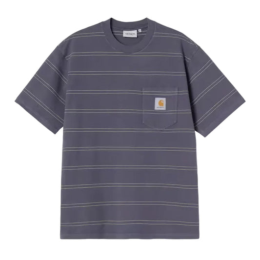 S/S Bert Pocket T-Shirt (Bert Stripe Shady Purple/Shady Green)