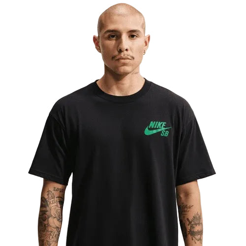 Logo Skate T-Shirt (Black/Court Green)