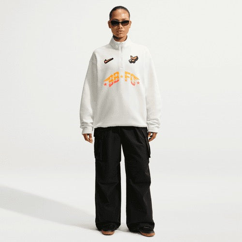 Skate 1/2-Zip Fleece Crew-Neck Sweatshirt (Sail)