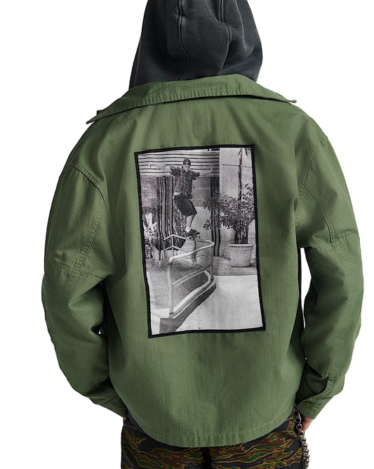 Skate Atiba Haze Military Overshirt (Pine)